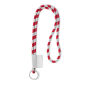 Polyester 2-kleurige koord-lanyard met full color label