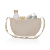 Crescent XL AWARE™ RPET halve maan sling bag, beige