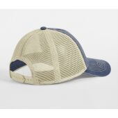 6 PANEL VINTAGE TRUCKER, VINTAGE DENIM/STONE, One size, BEECHFIELD