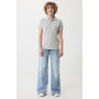 IQONIQ Yosemite dames recycled katoen pique polo, heather grey (XXXL)