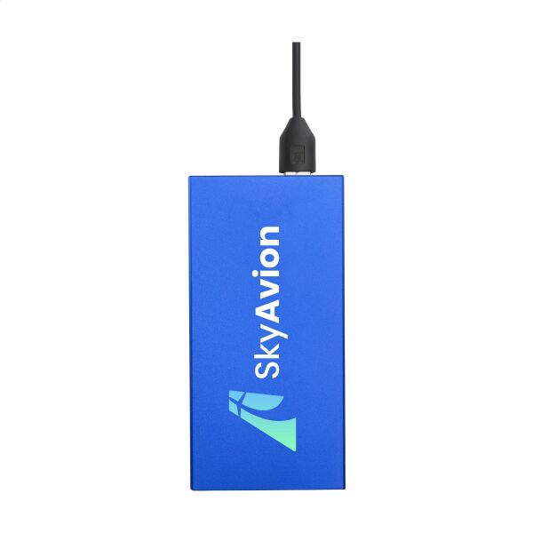 Tecco GRS Recycled Alu Powerbank 5000 Ladegerät - blau Tecco GRS Recycled Alu Powerbank 5000 Ladegerät - blau