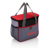Basic koeltas, rood, grijs