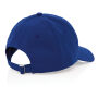 Impact AWARE™ 6 panel 280gr gerecycled katoenen cap, blauw