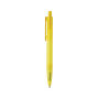 X3 GRS gerecycled PC plastic pen frosted, geel
