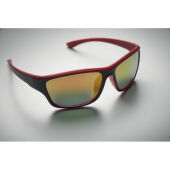 YUMA - Gespiegelde sportzonnebril UV400 - Rood