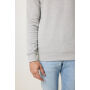 IQONIQ Etosha lichtgewicht gerecycled katoen sweater, light heather grey (S)
