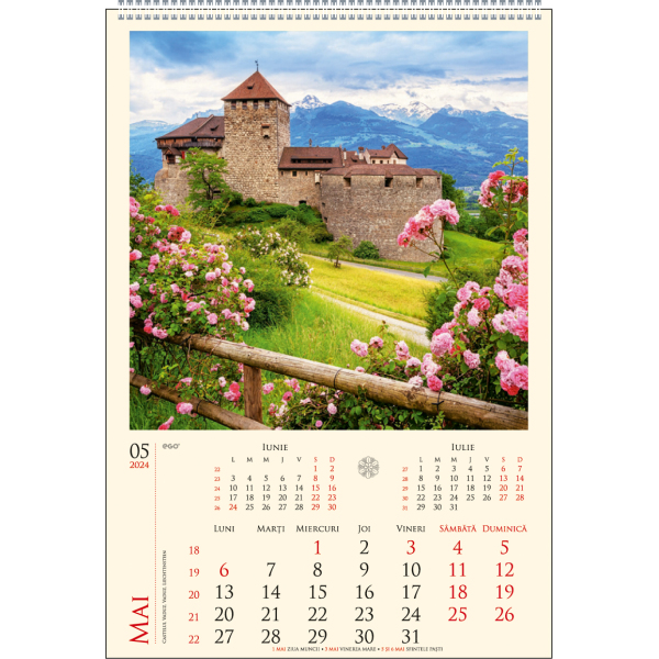 Wall calendar ”Castles”