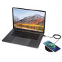 Freal 5W draadloos oplaadstation - Zwart glanzend/Zwart