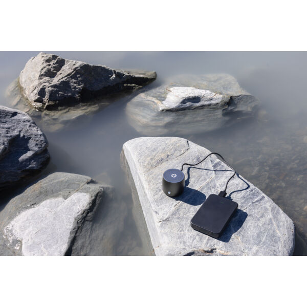 Boostcore RCS recycled plastic powerbank 5.000mAh met USB C, zwart Boostcore RCS recycled plastic powerbank 5.000mAh met USB C, zwart