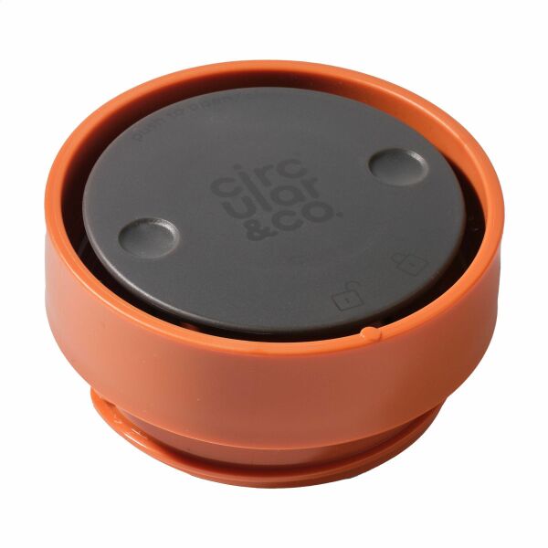 Circular&Co Recycled Coffee Cup 227 ml Kaffeebecher - grau/orange Circular&Co Recycled Coffee Cup 227 ml Kaffeebecher - grau/orange