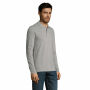 PERFECT LSL MEN - PERFECT MEN LSL POLO 180g - XXL - Grijs Gemêleerd 2