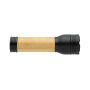 Lucid 1W RCS gerecycled plastic & bamboo zaklamp, zwart, bruin Lucid 1W RCS gerecycled plastic & bamboo zaklamp, zwart, bruin