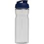 H2O Active® Eco Base 650 ml sportfles met kanteldeksel - Transparant/Blauw