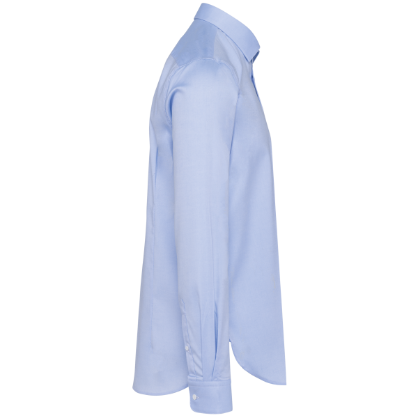 Oxford Pinpoint-Herrenhemd mit langen Ärmeln Essential Blue 3XL Oxford Pinpoint-Herrenhemd mit langen Ärmeln Essential Blue 3XL