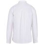 Ecologisch verwassen herenoverhemd washed white M