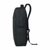METRO - 15" PU RPET laptop rugzak - Zwart
