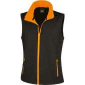 black/orange