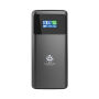 Quantum RCS ultra-fast PD45W 10.000mAh powerbank met scherm, grijs, zwart