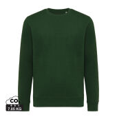 Iqoniq Etosha lichtgewicht gerecycled katoen sweater, forest green (M)