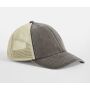 6 PANEL VINTAGE TRUCKER, VINTAGE BROWN/STONE, One size, BEECHFIELD