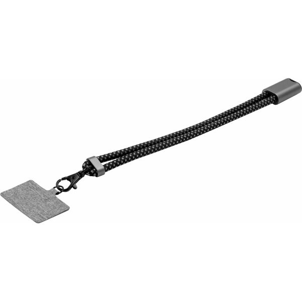 BrandCharger Lany Wristband Charge oplaadkabel gun metal BrandCharger Lany Wristband Charge oplaadkabel gun metal