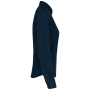 Damesblouse in popeline met lange mouwen Navy M