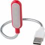 ABS en metalen laptop lamp Lola rood