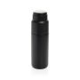 Thermocup RCS recycled geisoleerde fles met beker 500ml, zwart