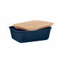 THURSDAY - Lunchbox PP bamboe deksel 1L - Marineblauw