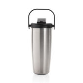 Avira Ayala RCS R-RVS duosip afsluitbare crossbody tumbler, zilver