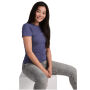 Jamaica damesshirt met korte mouwen - Marl Grey - S