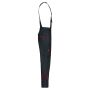Workwear Pants with Bib - COLOR - carbon/red 42