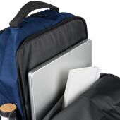 rPET (300D) polyester Ocean Bound Rugzak Tova zwart