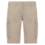 Lichte damesbermuda met diverse zakken Beige 34 FR