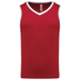 Basketbalshirt voor kinderen Sporty Red / White 12/14 jaar
