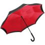 Regular umbrella FARE® Contrary black/red