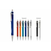 Balpen Antarctica metalen clip - Ecru / Lichtblauw