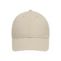 6 Panel Cap Bio Cotton sandstone