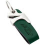 Sleutelhanger & flesopener P02606, Kunstleder, Groen