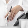 Waterman Hemisphere vulpen met kleurblokken en palladium afwerking (blauwe inkt) - Wit/Zwart