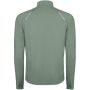 Estambul herensweater met lange mouwen en halve rits - Laurel green - S