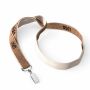 Zeefdruk lanyard van kurk en polyester Zeefdruk lanyard van kurk en polyester