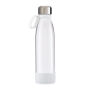 Fles RETUMBLER-myTOULON GLASS - wit, zilver, transparant Fles RETUMBLER-myTOULON GLASS - wit, zilver, transparant