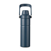 VINGA Baltimore Trek RCS recycled SS fles 600 ML, donkerblauw