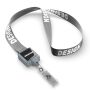 Polyester sublimatie lanyard met vierkante badge reel Polyester sublimatie lanyard met vierkante badge reel