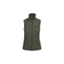 Gewatteerde dames bodywarmer Ideal Urban Khaki XS