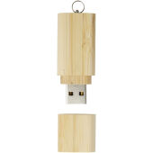 Bamboe USB 3.0 met sleutelring - Lichtbruin - 128GB