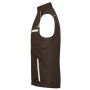 Workwear Softshell Padded Vest - COLOR - brown/stone S