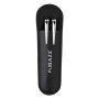 Swiss Peak deluxe pen set in PU etui, zwart