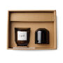 VINGA Nordic Essence ambiance set, gebroken wit, donkerbruin